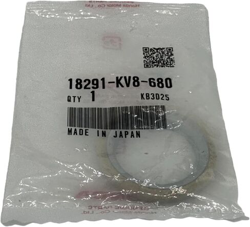 عبوة واحدة متوافقة مع حشية أنبوب عادم هوندا 18291-KV8-680 تحتوي على 18291-KV8-680 وقمع in Saudi Arabia