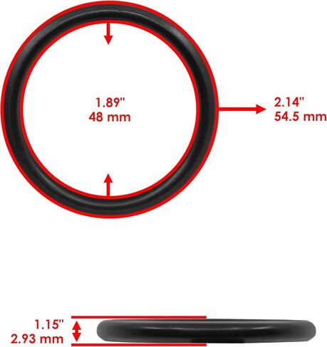 Caltric Muffler Pipe Gasket Compatible with Honda Pioneer 700-4 SXS700M4 2014-2023/18291-MW3-670 in Saudi Arabia