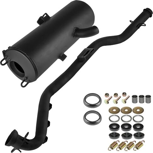 Caltric Muffler Pipe Gaskets and Hardware Compatible with Polaris Sportsman 500 HO 2008-2013 in Saudi Arabia