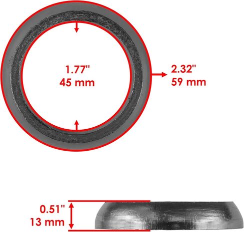 Caltric Muffler Pipe Gaskets and Hardware Compatible with Polaris Sportsman 500 HO 2008-2013 in Saudi Arabia