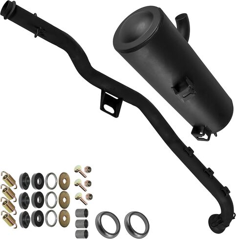 Caltric Muffler Pipe Gaskets and Hardware Compatible with Polaris Sportsman 500 HO 2008-2013 in Saudi Arabia