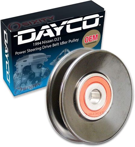 بكرة تباطؤ لحزام التوجيه المعزز من Dayco متوافقة مع Nissan D21 2.4L L4 1994 in Saudi Arabia