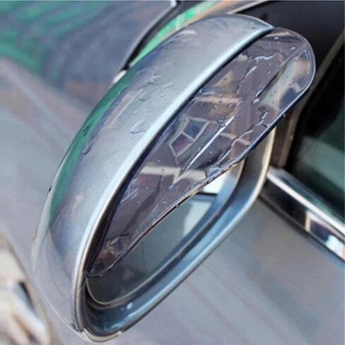 Wind Deflectors 2pcs Car Rearview Mirror Rain Eyebrow with Blind Spot Mirror Car Rain Shield Guard Sun Visor Auto Rear View Sha Blas Sticker Sun Visors in Saudi Arabia
