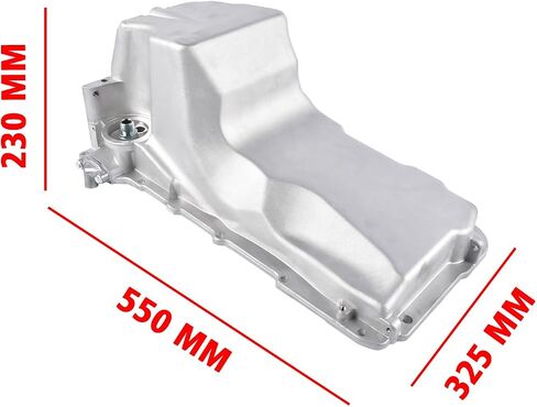 Engine Oil Pan Replacement for Chevy Avalanche Express Silverado Suburban Tahoe 1999-2008 GMC Savana Sierra Yukon 1999-2006 Cadillac Escalade 2002-2006 4.8L 5.3L 6.0L 12560393 12565683 in Saudi Arabia
