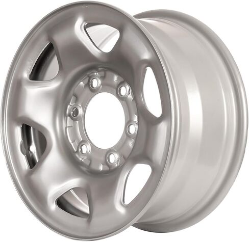 15 inch Steel Wheel Rim for 00-04 Nissan Pickup (6-Spoke Design) - Silver Reman Factory Steel Wheel in Saudi Arabia