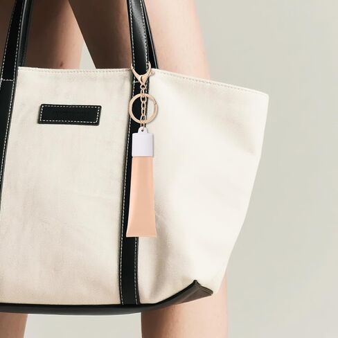 6pcs LipGloss Keychain for Summer Fridays, Portable Lip Balm Holder Key Chain Ring Lipgloss Cap & Holder Set with Keyring Accessories for Summer Fridays 0.5 oz Lip Gloss in Kuwait