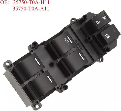 Car Accessories Master Control Power Window Switch Button 35750-T0A-H11 1Pcs in Saudi Arabia