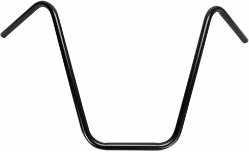 مقود شارع Emgo - Ape Hanger Bend - 16 بوصة. الارتفاع - أسود ساتان، مقاس المقود: 7/8 بوصة، اللون: أسود 23-12536B in Saudi Arabia