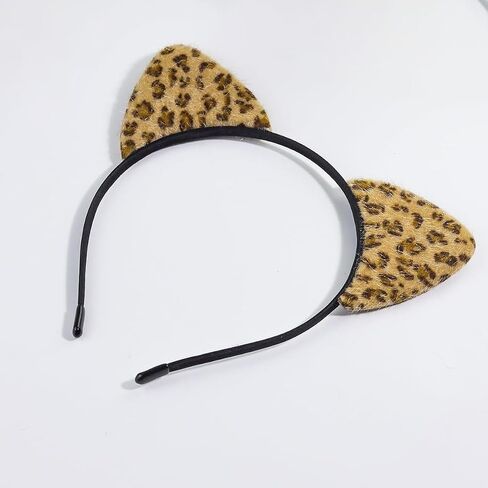 5 Pack Cat Ears Headband Cute Short Plush Hairband Headwear Halloween Party Cosplay Costume Hair Accessories in Saudi Arabia