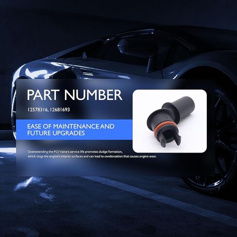 صمام V546 PCV متوافق مع Buick Enclave، LaCrosse، Rendezvous، Cadillac ATS، CTS، SRX، STS، XTS، متوافق مع شيفروليه كامارو، Equinox، GMC Acadia، Terrain، Pontiac G6، G8، Saturn in Kuwait