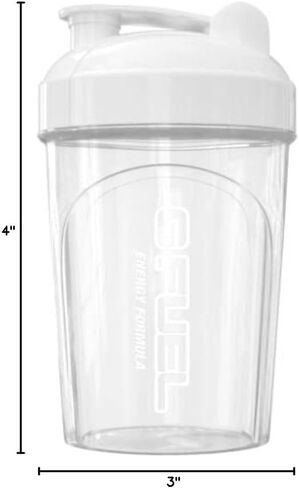G Fuel Blacked Out Shaker Bottle, Drink Mixer for Pre Workout, Protein Shake, Smoothie Mix, Meal Replacement Shakes, Energy Powder and More, Blender Cup, Portable Safe, BPA Free Plastic - 16 oz in Saudi Arabia