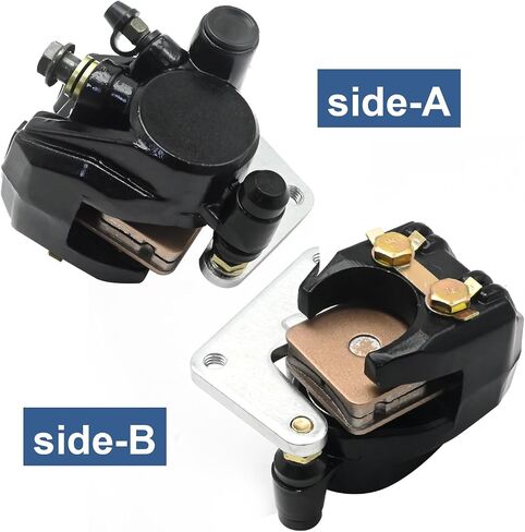 45200-965-006 Front Disc Brake Caliper, Replacement for Honda ATC250R 1983 1984, Replacement for Honda ATC200X 1983 1984 1985 (Black) in Saudi Arabia