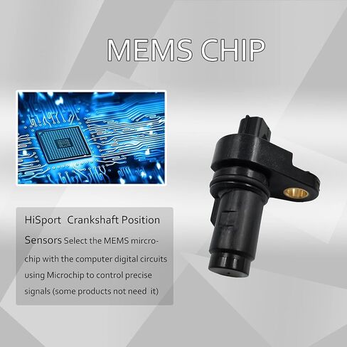 HiSport 12588992 Crankshaft Position Sensor Compatible with Buick Lacrosse Regal Verano, Chevrolet Chevy Captiva Cobalt Equinox HHR Impala, GMC Terrain, Pontiac G5, Saturn Aura in Saudi Arabia