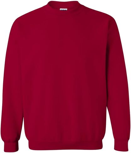 Gildan Fleece Crewneck Sweatshirt, Style G18000 Cardinal, Cardinal Red, Medium in Saudi Arabia