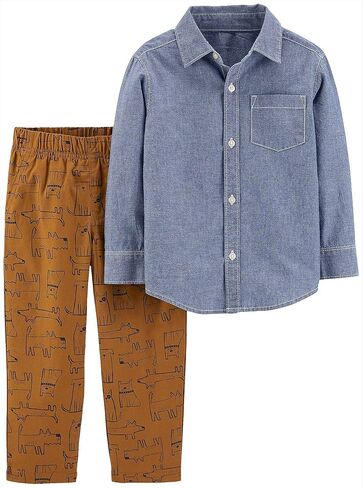 Carter's Boys' 2-Piece Long Sleeve Top and Pants Set in Saudi Arabia
