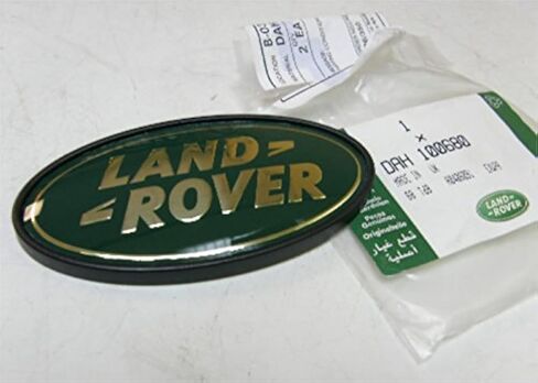 Genuine LAND ROVER REAR EMBLEM DECAL BADGE RANGE ROVER 03-09 RANGE ROVER SPORT 05-09 DEFENDER DAH100680 in Saudi Arabia