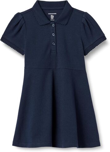 Amazon Essentials Girls and Toddlers' Short Sleeve Polo Dress in Saudi Arabia