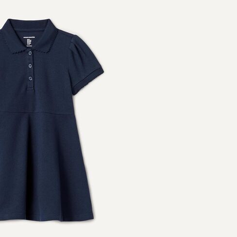 Amazon Essentials Girls and Toddlers' Short Sleeve Polo Dress in Saudi Arabia
