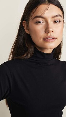 Velvet by Graham & Spencer Women's Talisia Long Sleeve Turtleneck T Shirt in Saudi Arabia