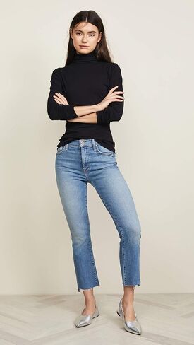 Velvet by Graham & Spencer Women's Talisia Long Sleeve Turtleneck T Shirt in Saudi Arabia