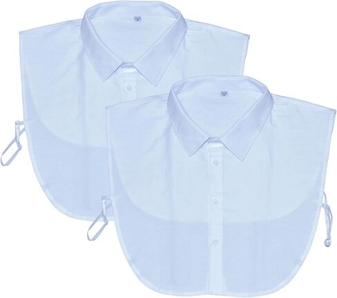 YIZHONG قميص صناعي بياقة قابلة للفصل وياقة ديكي للنساء والرجال in Kuwait