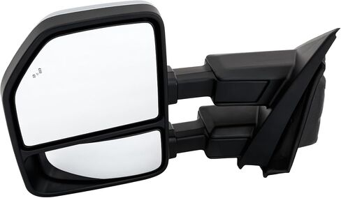 Kool Vue Driver Side Power Heated Towing Mirror for Ford F-250 F-350 F-450 Super Duty 2020-2022, Power Fold Signal Light Chrome, Blind Spot, Memory, Puddle Lamp, automotive exterior accessories in Saudi Arabia