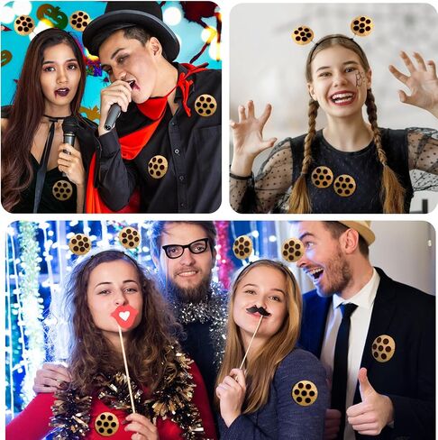Giegxin 7 Pcs Halloween Costume Accessories Set Include Chip Cookie Headband and 6 Pcs Felt Chocolate Cookies Pins Funny Chip Biscuit Pins for Girl Women Halloween Costumes Party in Saudi Arabia