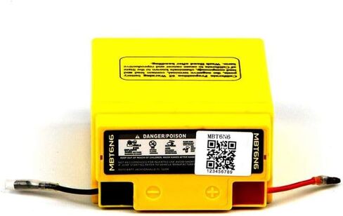 MotoBatt MBT6N6 (6V 6 Amp) Factory Activated Maintenance Free QuadFlex AGM Battery Replaces -6N61B, 6N6-3B, 6N63B1, 6N61D, 6N61D2 in Saudi Arabia