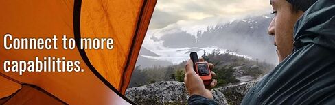 جهاز اتصال Garmin inReach Mini 2 عبر الأقمار الصناعية، تصميم متين وخفيف الوزن، نظام تحديد المواقع العالمي المحمول للمشي لمسافات طويلة، حزمة جهاز مراسلة نصية مع ملحقات (أسود) in Saudi Arabia