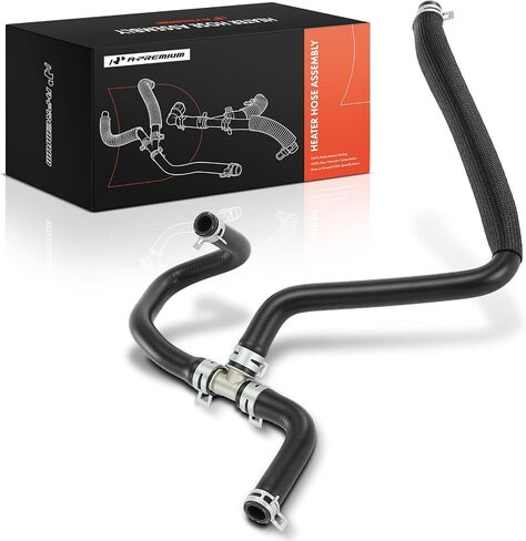 A-Premium Outlet HVAC Heater Hose Pipe Line Assembly + with Clamps and Protective Sleeve Attached Compatible with Dodge Charger, Challenger & Chrysler 300, 2014-2021 in Saudi Arabia
