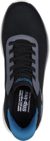 Skechers - Mens Bobs Sport Squad Chaos Slip On Shoes, Color Black/Multi, Size: 11.5 M US in Saudi Arabia