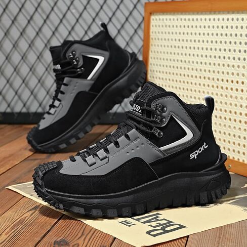 Stylish Men's Sneakers - Lightweight Low Top Casual Shoes for Walking & Hiking | Breathable Comfortable Fit | Non-Slip Durable in Saudi Arabia