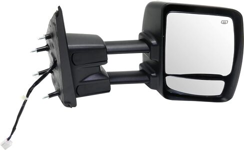 Garage-Pro Mirror Compatible With 2012-2021 Nissan NV1500, NV2500, NV3500 Towing Passenger Side, Heated, Power Glass, Blind Spot Glass, Chrome in Saudi Arabia