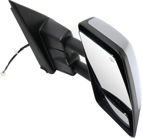 Garage-Pro Mirror Compatible With 2012-2021 Nissan NV1500, NV2500, NV3500 Towing Passenger Side, Heated, Power Glass, Blind Spot Glass, Chrome in Saudi Arabia