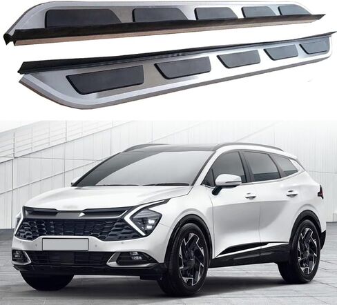 Fit for Kia Sportage 2022-2025 Running Boards Side Steps Nerf Bar Accessories （Suitable for Gasoline Models ） in Saudi Arabia