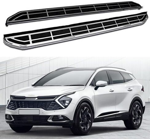 Fit for Kia Sportage 2022-2025 Running Boards Side Steps Nerf Bar Accessories （Suitable for Gasoline Models ） in Saudi Arabia
