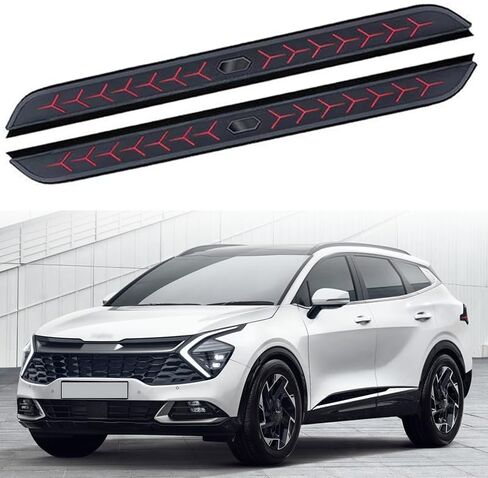 Fit for Kia Sportage 2022-2025 Running Boards Side Steps Nerf Bar Accessories （Suitable for Gasoline Models ） in Saudi Arabia