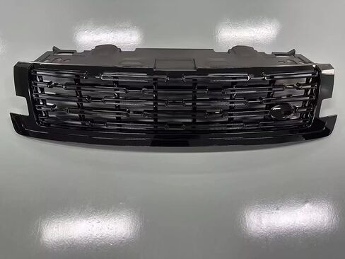 Front Radiator Mesh Glossy Black Front Upper Bumper Grille Grill Glossy Black Body Kits Grille Side Vents For LR Range Rover 2023 2024 2025-ON in Saudi Arabia