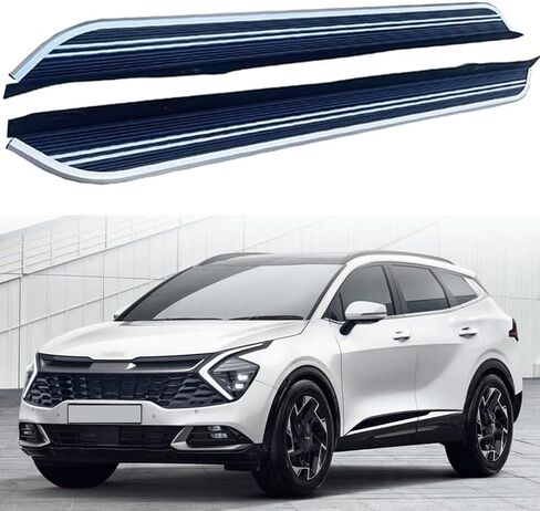 Fit for Kia Sportage 2022-2025 Running Boards Side Steps Nerf Bar Accessories （Suitable for Gasoline Models ） in Saudi Arabia