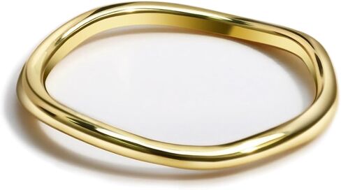 18K Gold Plated Rings for Women Non Tarnish Statement Chunky Stackable Rings Set Stacking Dainty Wave Knuckle Midi Thumb Pinky Ring Size 6-10 Christmas Stocking Stuffers Jewelry Gifts in Saudi Arabia