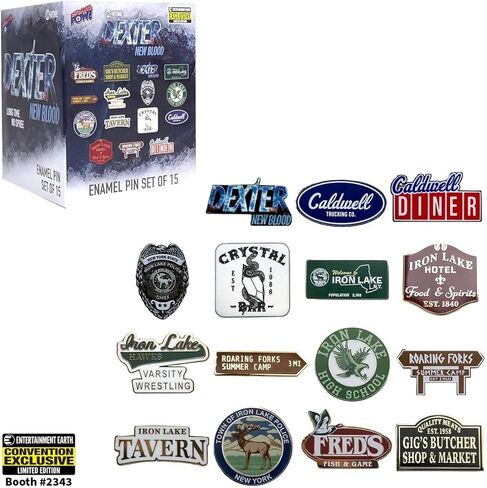 Dexter New Blood Enamel Pin Set of 15 - Earth Entertainment Convention Exclusive (2022) in Saudi Arabia