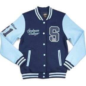 Big Boy Spelman College S4 Womens Fleece Jacket [Navy Blue] - ID#66461-115-207-0-0 in Saudi Arabia
