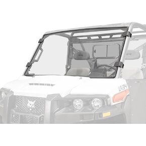 SuperATV Bobcat UV34 زجاج أمامي كامل | بولي كربونات قياسي | ختم لمبة مثبت مسبقًا واضح in Saudi Arabia