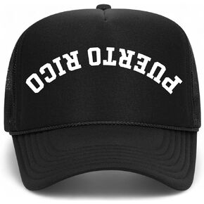 Puerto Rico Upside Down Reversed Vintage Trucker Hat | PR | Premium Adjustable Snapback Baseball Hat for Men & Women in Saudi Arabia