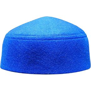 قبعة الكوفية ذات الطراز المغربي الأسود الصلب مع جزء علوي مدبب in Kuwait