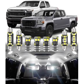 BMT xms Car Interior LED Light Replacement for GMC Canyon Chevy Colorado 2015-2024,6000K Super Bright Interior Light Bulbs Package, 14pcs in Kuwait