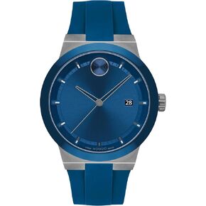 Movado Bold Fusion Men's Watch - Swiss Quartz 3H Movement, Silicone Strap - 5 ATM Water Resistance - Luxury Fashion Timepiece for Him - 42.30mm in Kuwait