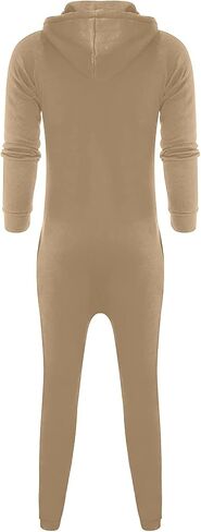 Buddhi Mens Jumpsuit One Piece Romper Long Sleeve Pajamas Playsuit Overall Sweatsuit Jogger Outfits Hooded Onesie Sweatsuits in Saudi Arabia