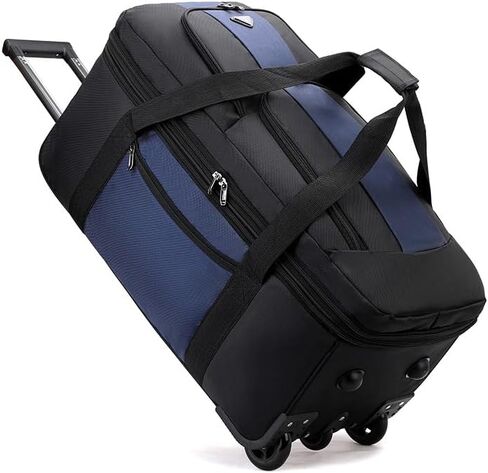 Large Rolling Duffel Bag with Wheels, 34" (130L) Expandable Weekend Travel Waterproof Bag，Expandable design in Saudi Arabia