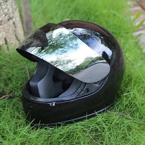 TCMT Adult Gloss Black Full Face Street Dirt Bike ATV Off-Road Motorcycle Motocross Helmet DOT in Saudi Arabia